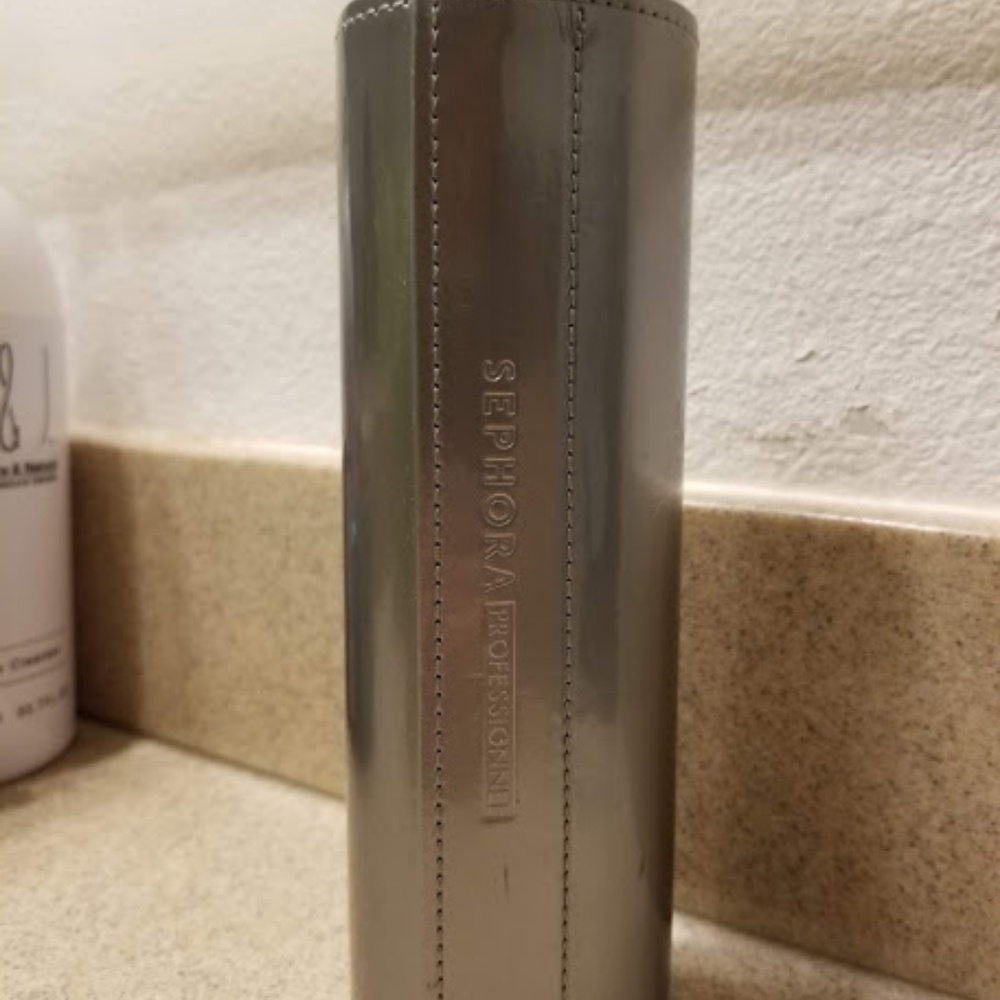 Silver Sephora Brush Case